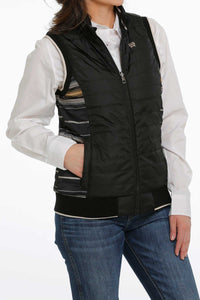 Cinch Women's Quilted Reversible Vest - Black - Nate's Western Wear