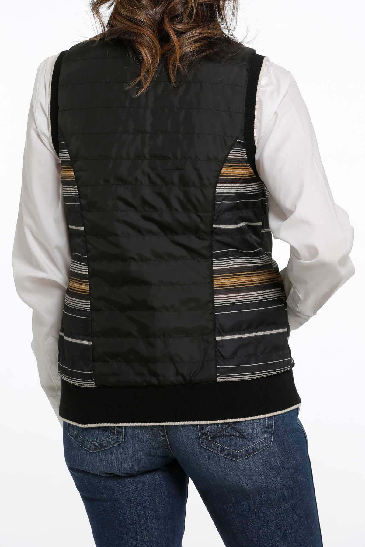 Cinch Women's Quilted Reversible Vest - Black - Nate's Western Wear