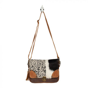 RUG & HAIRON FLAP MESSENGER BAG - Nate's Western Wear