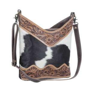 Coco and Cream Hand-Tooled Bag - Nate's Western Wear